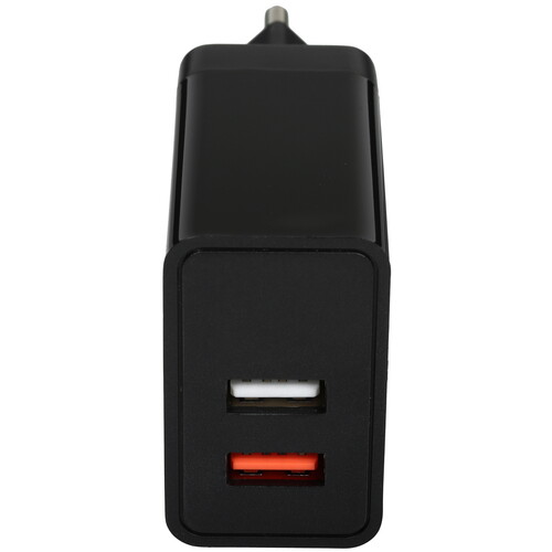 Купить Сетевое зарядное устройство QUMO Energy Light черный  5616887. Характеристики, отзывы и цены в Донецке