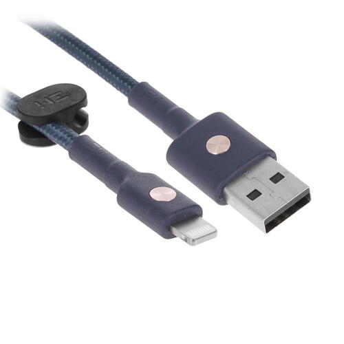 Купить Кабель круглый ZMI Lightning 8-pin - USB 2.0 Type-A синий 1 м  5099626. Характеристики, отзывы и цены в Донецке