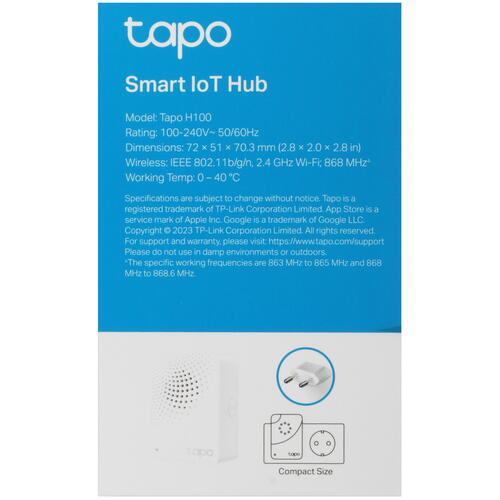Купить Центр управления умным домом TP-Link Tapo H100  5449660. Характеристики, отзывы и цены в Донецке