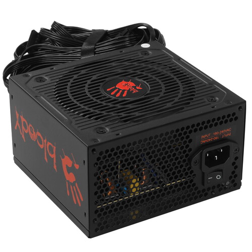 Купить Блок питания A4Tech Bloody BD-PS550B  черный  5609601. Характеристики, отзывы и цены в Донецке
