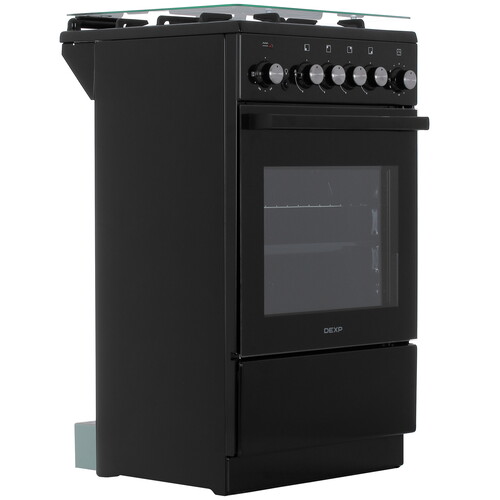 Купить Комбинированная плита DEXP M25-1B черный  9082372. Характеристики, отзывы и цены в Донецке