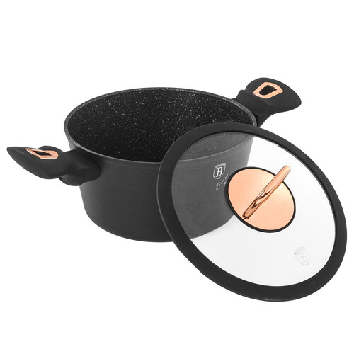 Купить Кастрюля Berlinger Haus Black Rose BH-1641N 2.5 л 20 см черный  9151054. Характеристики, отзывы и цены в Донецке