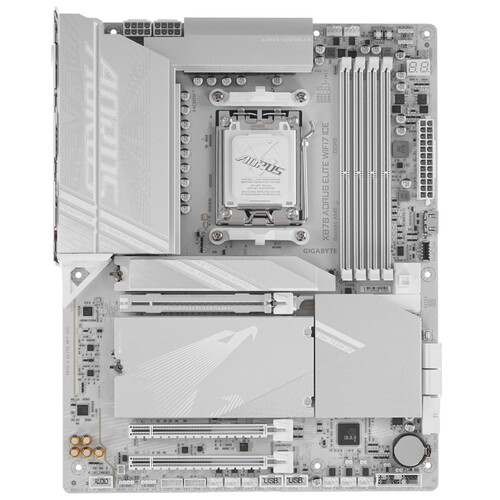 Купить Материнская плата GIGABYTE X870 AORUS ELITE WIFI7 ICE  5492074. Характеристики, отзывы и цены в Донецке