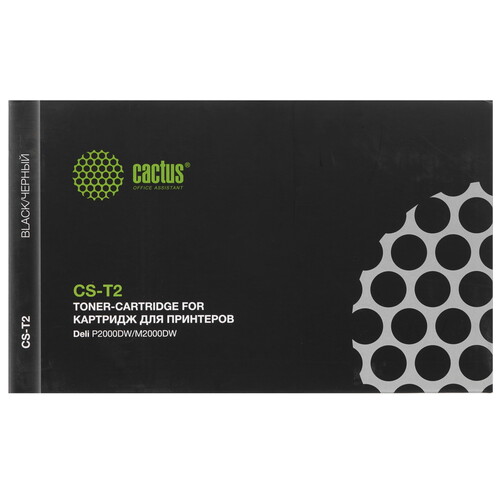 Купить Картридж лазерный Cactus CS-T2 черный, с чипом  9065508. Характеристики, отзывы и цены в Донецке