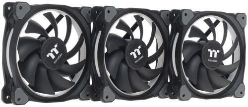 Купить Комплект вентиляторов Thermaltake Riing Plus 12 LED RGB Radiator Fan TT Premium Edition [CL-F053-PL12SW-A]  1136370. Характеристики, отзывы и цены в Донецке