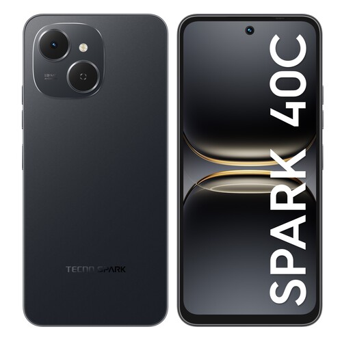 Купить 6.67" Смартфон Tecno SPARK 40C 128 ГБ черный  5633004. Характеристики, отзывы и цены в Донецке