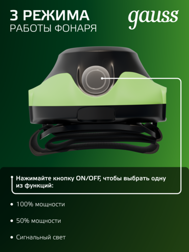Купить Фонарь Gauss GFL302  9174962. Характеристики, отзывы и цены в Донецке