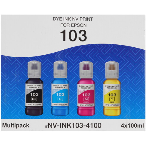 Купить Чернила  NV-Print 103 голубой, желтый, пурпурный, черный  9208104. Характеристики, отзывы и цены в Донецке