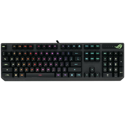 Купить Клавиатура проводная ASUS ROG Strix Scope RX [90MP0240-BKRA01]  5417137. Характеристики, отзывы и цены в Донецке