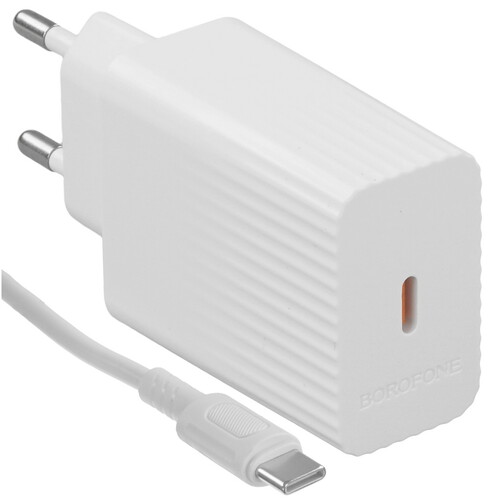 Купить Сетевое зарядное устройство Borofone BAS75A белый  5639681. Характеристики, отзывы и цены в Донецке