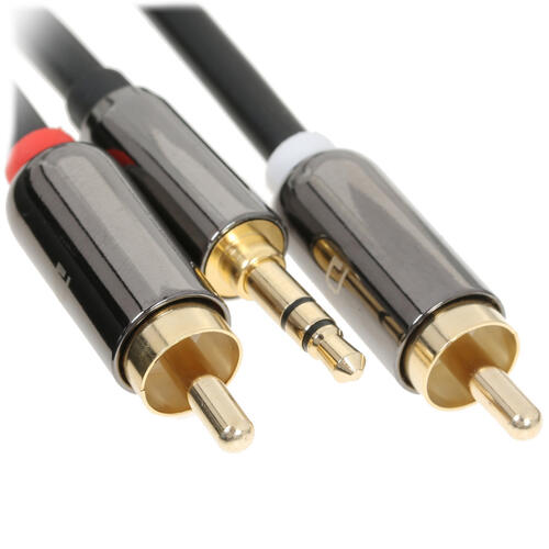 Купить Кабель   DEXP 3.5 mm jack - RCA x2 черный  1382320. Характеристики, отзывы и цены в Донецке
