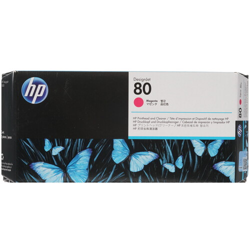 Купить Печатающая головка HP 80 (C4822A) пурпурный  0003663. Характеристики, отзывы и цены в Донецке