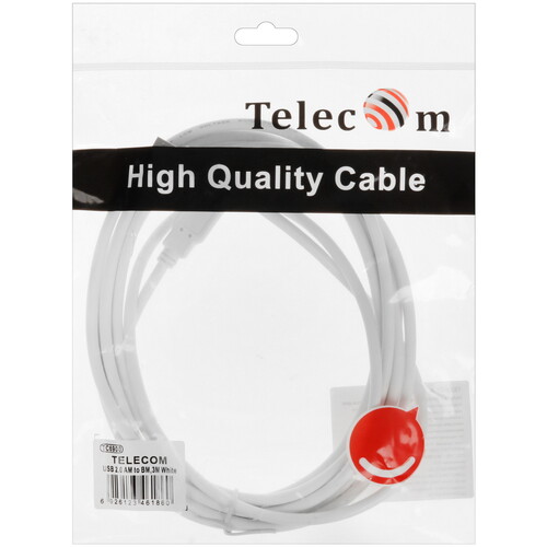 Купить Кабель Telecom USB 2.0 Type-A - USB 2.0 Type-B  5471460. Характеристики, отзывы и цены в Донецке