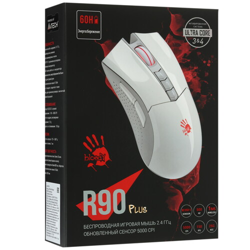Купить Мышь беспроводная A4Tech Bloody R90 Plus  9298698. Характеристики, отзывы и цены в Донецке