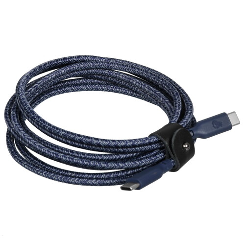 Купить Кабель круглый uBear USB Type-C - USB Type-C синий 2.4 м  5466123. Характеристики, отзывы и цены в Донецке