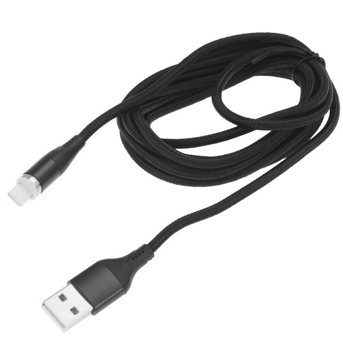 Купить Кабель круглый JETACCESS Lightning 8-pin - USB 2.0 Type-A черный 2 м  5617827. Характеристики, отзывы и цены в Донецке