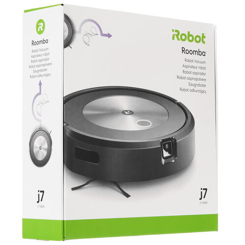 Купить Робот-пылесос iRobot Roomba j7 черный  9960739. Характеристики, отзывы и цены в Донецке