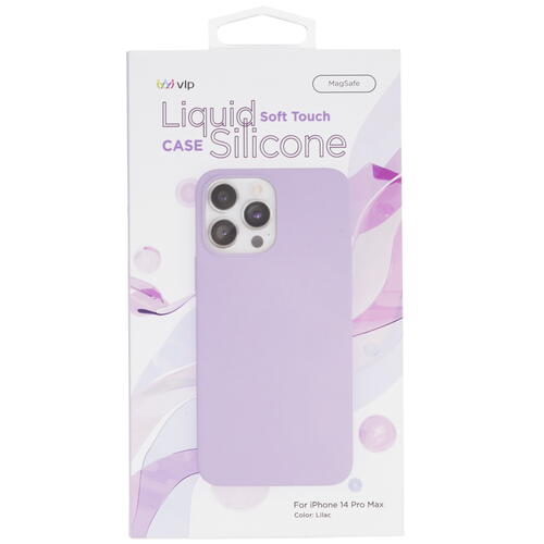 Купить Накладка  VLP Liquid Silicone Case для Apple iPhone 14 Pro Max сиреневый  5069633. Характеристики, отзывы и цены в Донецке
