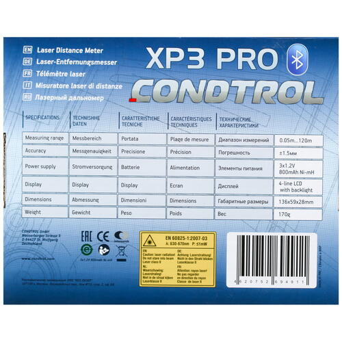 Купить Лазерный дальномер Condtrol XP3 Pro  1289320. Характеристики, отзывы и цены в Донецке