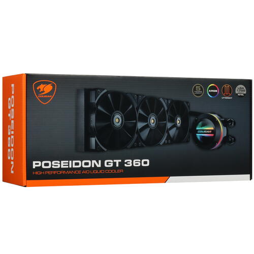 Купить Система охлаждения Cougar POSEIDON GT360 черная  5080707. Характеристики, отзывы и цены в Донецке