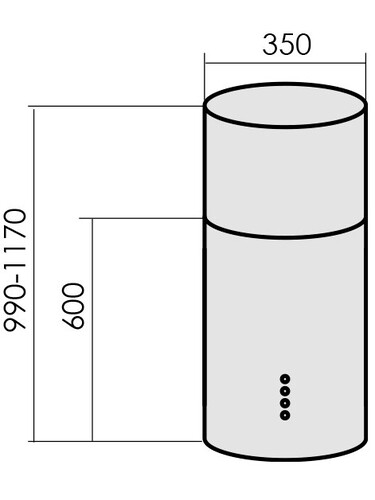 Купить Вытяжка островная MBS AMARANTH 135 ISLAND белый  8160924. Характеристики, отзывы и цены в Донецке
