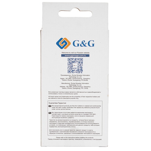 Купить Картридж G&G GG-F6U16AE голубой  9020534. Характеристики, отзывы и цены в Донецке