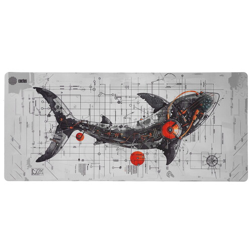 Купить Коврик Cactus Shark (2XL) разноцветный  9289078. Характеристики, отзывы и цены в Донецке
