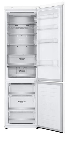 Купить Холодильник с морозильником   LG GA-B509SVUM белый  5319340. Характеристики, отзывы и цены в Донецке