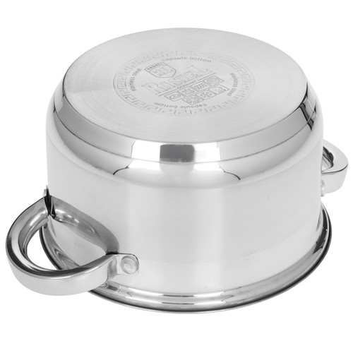 Купить Кастрюля Rashel Берта R-2600х 2.6 л 18 см серебристый  9321037. Характеристики, отзывы и цены в Донецке
