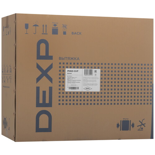 Купить Вытяжка каминная DEXP PH60-SVF белый/белый  9248608. Характеристики, отзывы и цены в Донецке