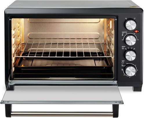 Купить Мини-печь Hyundai MIO-HY075 черный  9057718. Характеристики, отзывы и цены в Донецке