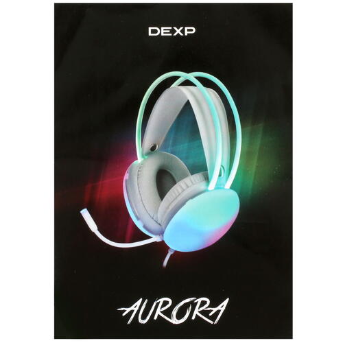 Купить Проводные наушники DEXP GH-5000 Aurora белый 2023  5410587. Характеристики, отзывы и цены в Донецке
