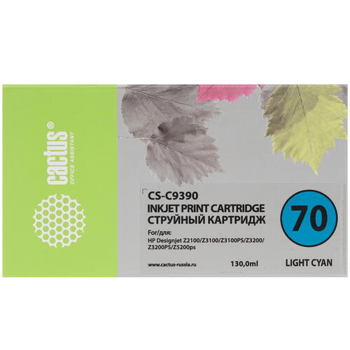 Купить Картридж Cactus CS-C9390 светло-голубой  7942632. Характеристики, отзывы и цены в Донецке