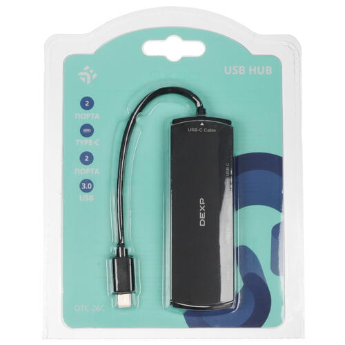 Купить USB-разветвитель DEXP OTC-26C  5402220. Характеристики, отзывы и цены в Донецке