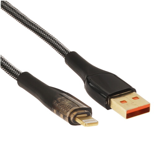 Купить Кабель круглый Perfeo Lightning 8-pin - USB 2.0 Type-A черный 1 м  9173180. Характеристики, отзывы и цены в Донецке