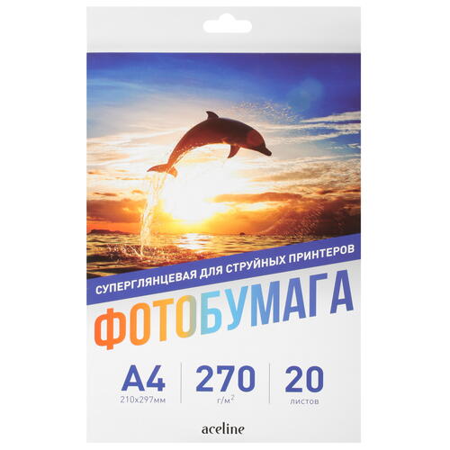 Купить Фотобумага Aceline SuperGloss [5021708]  5021708. Характеристики, отзывы и цены в Донецке