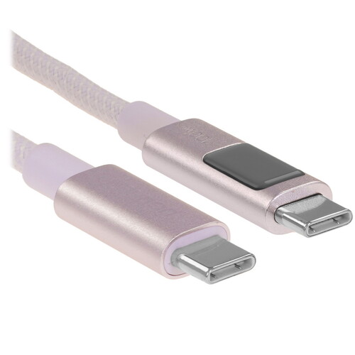 Купить Кабель круглый Ugreen USB Type-C - USB Type-C розовый 1 м  5624663. Характеристики, отзывы и цены в Донецке