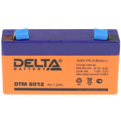 Купить Аккумуляторная батарея для ИБП Delta DTM 6012  1184893. Характеристики, отзывы и цены в Донецке