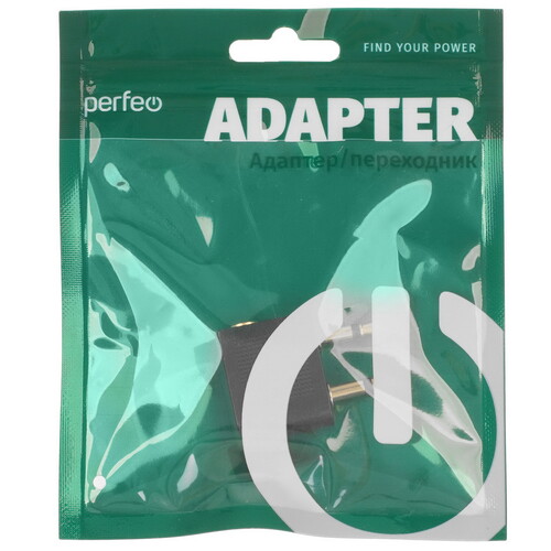 Купить Адаптер   Perfeo jack 3.5 мм х2 шт. - jack 3.5 мм черный  5620276. Характеристики, отзывы и цены в Донецке