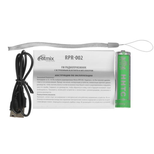 Купить Радиоприемник Ritmix RPR-002 красный  9071564. Характеристики, отзывы и цены в Донецке