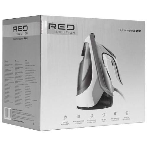 Купить Парогенератор RED SOLUTION 5905 белый  9240896. Характеристики, отзывы и цены в Донецке