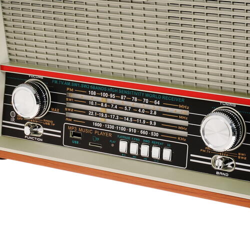 Купить Радиоприемник Ritmix RPR-102 коричневый  4900705. Характеристики, отзывы и цены в Донецке