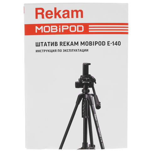 Купить Штатив Rekam MOBIPOD E-140 черный  4846090. Характеристики, отзывы и цены в Донецке