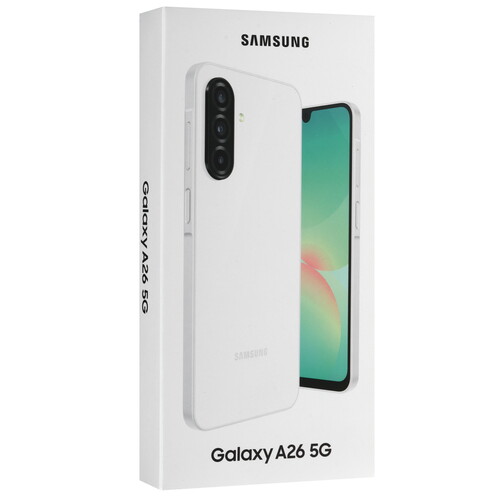 Купить 6.7" Смартфон Samsung Galaxy A26 256 ГБ белый  5620549. Характеристики, отзывы и цены в Донецке