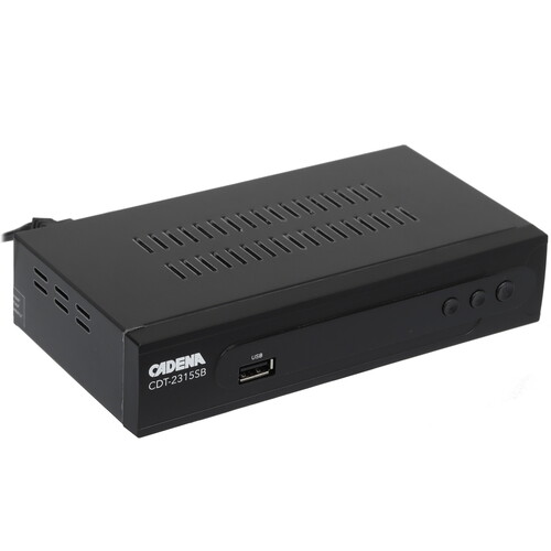 Купить Приставка для цифрового ТВ Cadena CDT-2315SB черный  9093561. Характеристики, отзывы и цены в Донецке