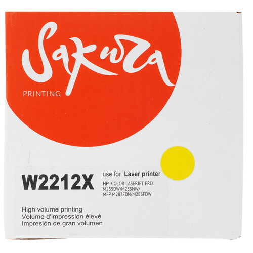 Купить Картридж лазерный SAKURA W2212X желтый  9901757. Характеристики, отзывы и цены в Донецке