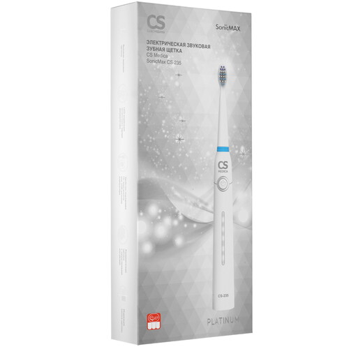 Купить Электрическая зубная щетка CS Medica SonicMax CS-235 белый  5325083. Характеристики, отзывы и цены в Донецке