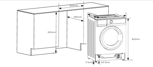 Купить Стиральная машина Korting KWMI 14IS94 белый  9313039. Характеристики, отзывы и цены в Донецке