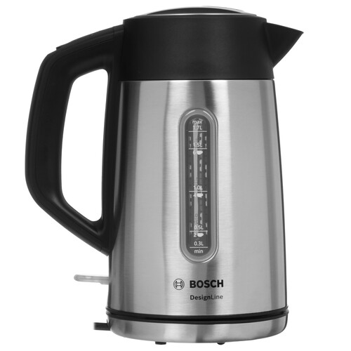 Купить Электрочайник Bosch TWK 4P440 серебристый  5473494. Характеристики, отзывы и цены в Донецке