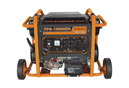 Купить Электрогенератор   бензиновый Carver PPG-10000ЕM  9100271. Характеристики, отзывы и цены в Донецке